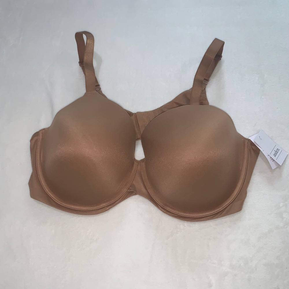 Auden nude brown tee t-shirt bra‎ 44D comfort wire new with tags smooth